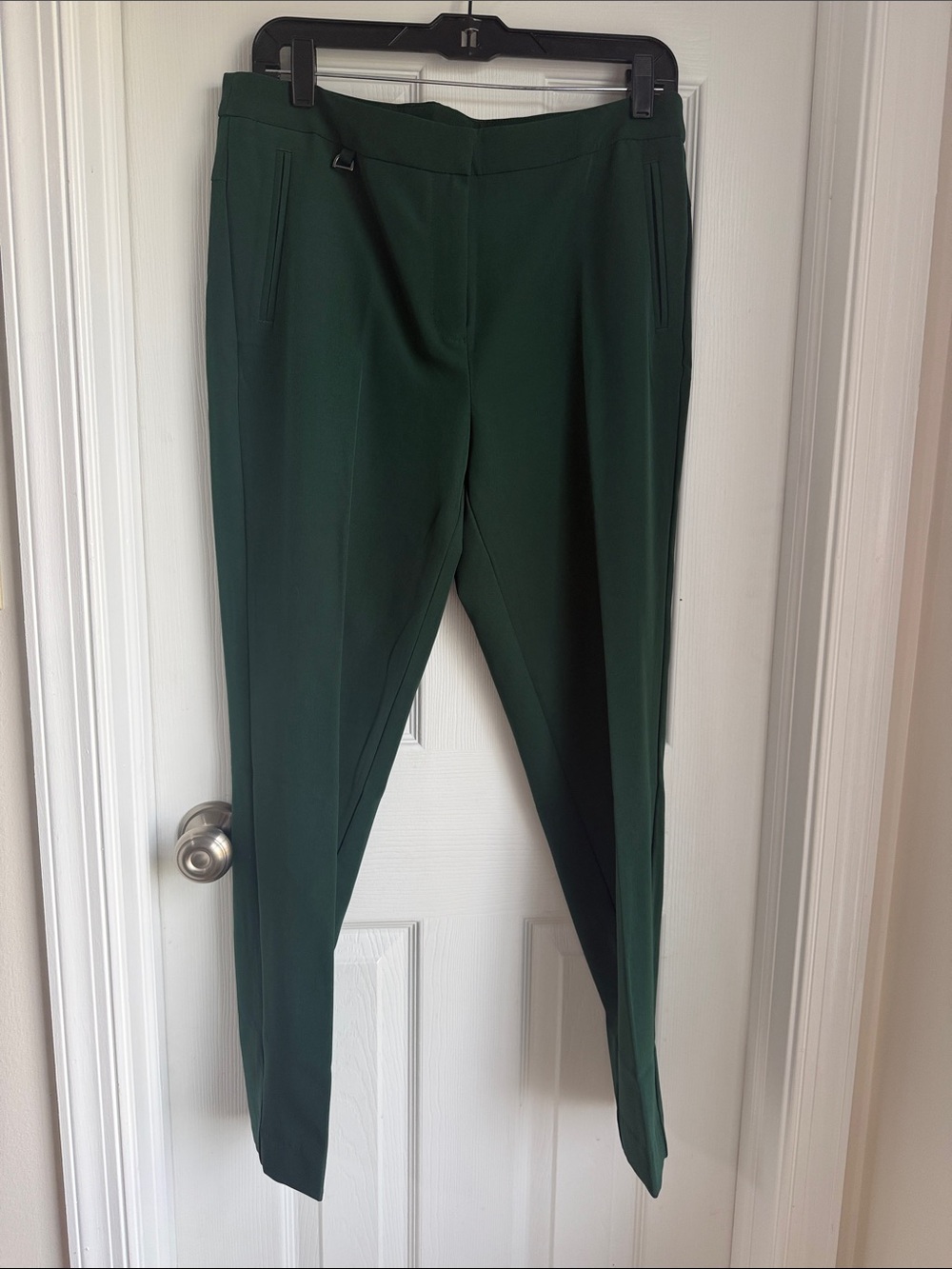 Women's Forest Green Tailored Ponte Pants